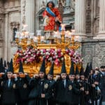 Semana Santa (Holy Week) procession in Murcia, Spain