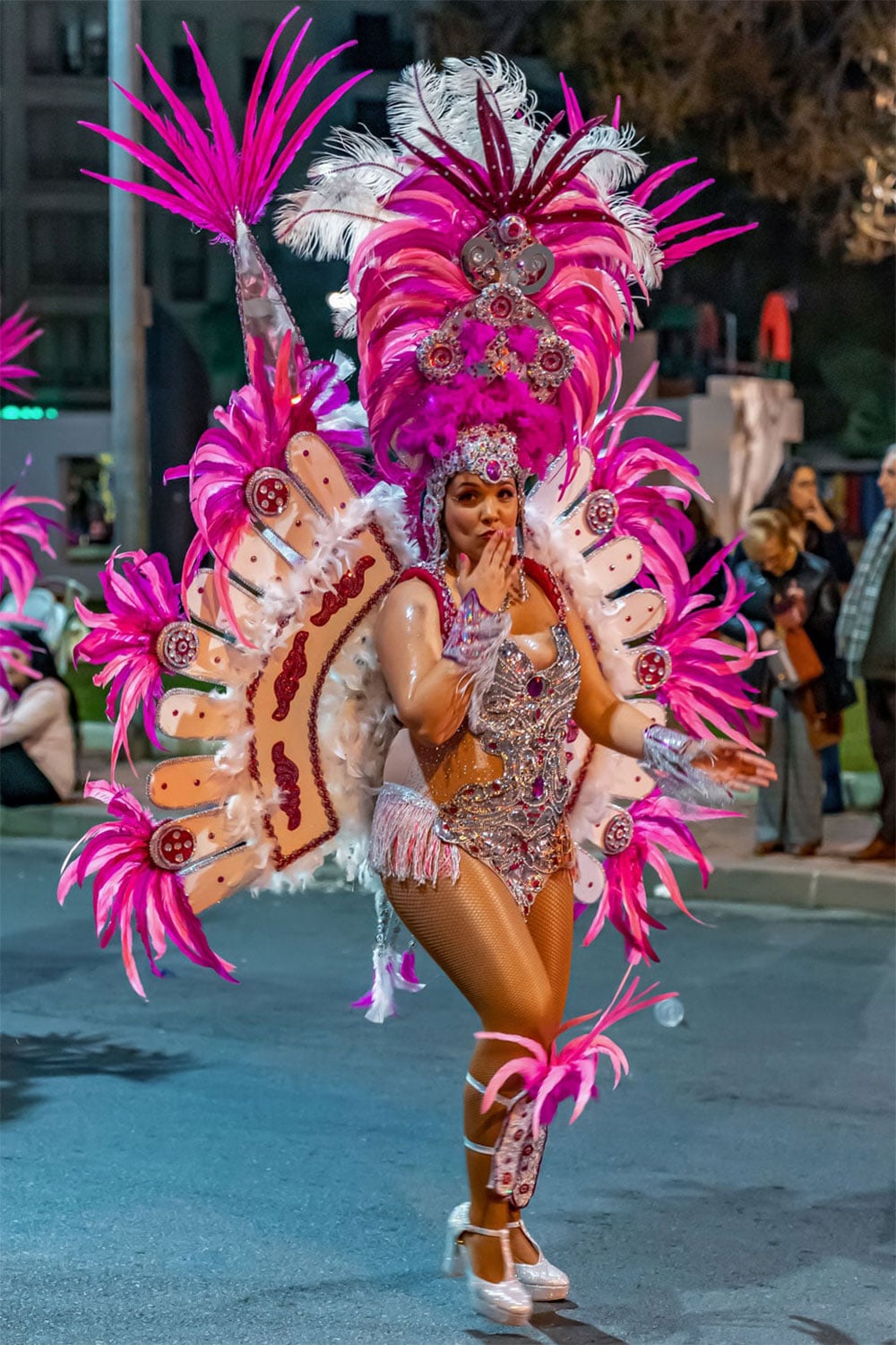 Samba dancer at the carnival parade
