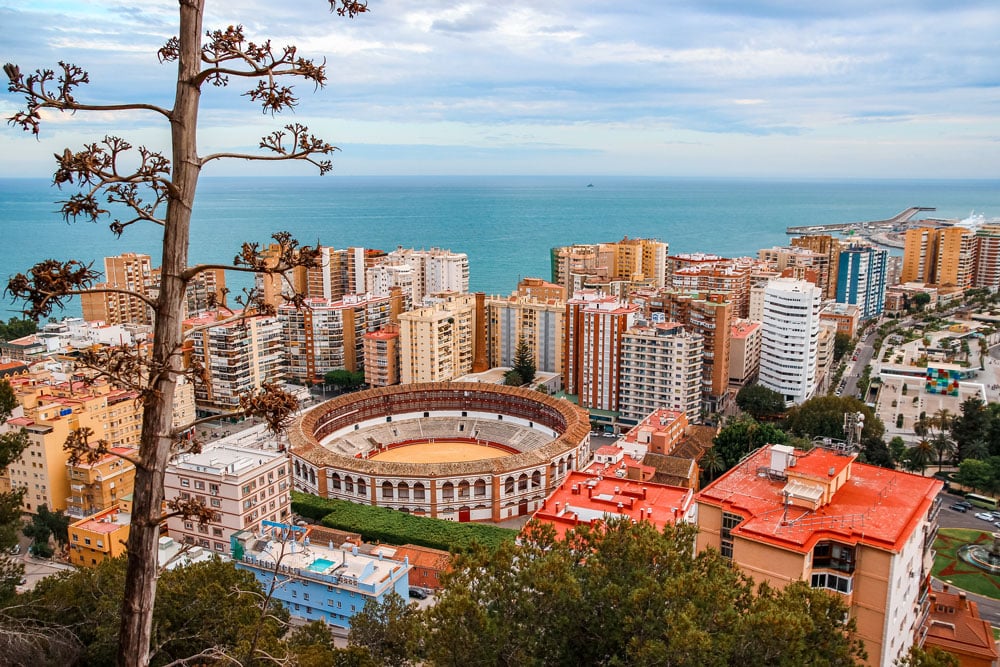 Malaga bullfighting ring