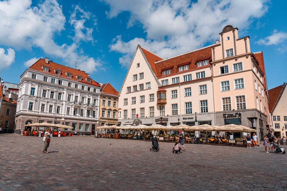 Cafes at Tallinn Town Hall Square