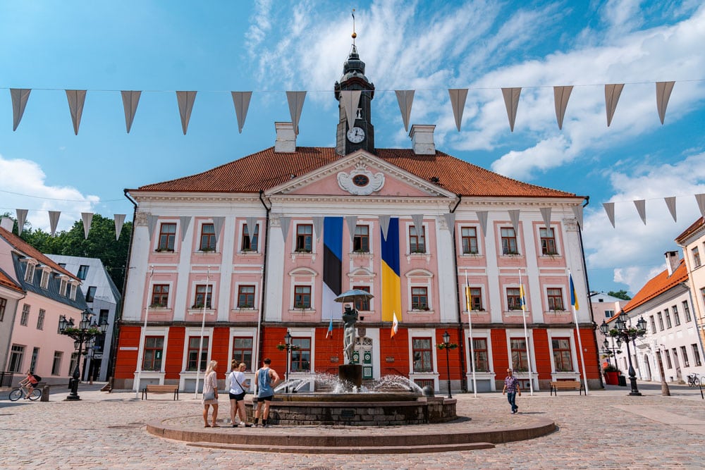Town Hall Square in Tartu