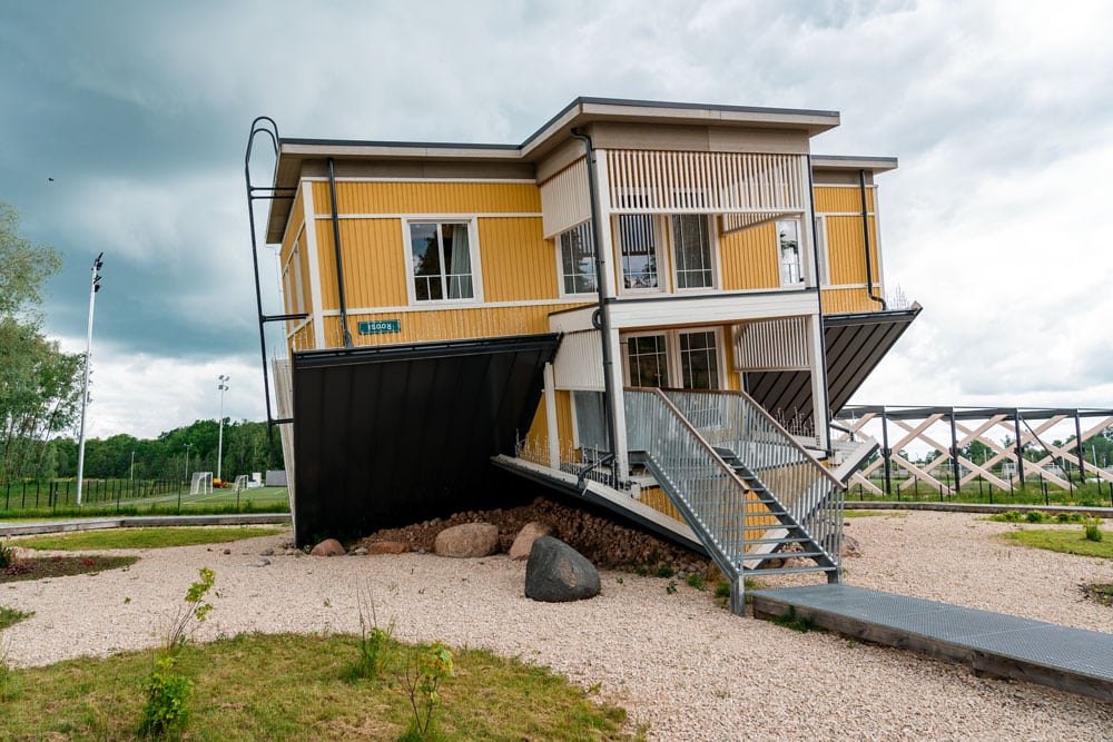 Upside Down House in Estonia