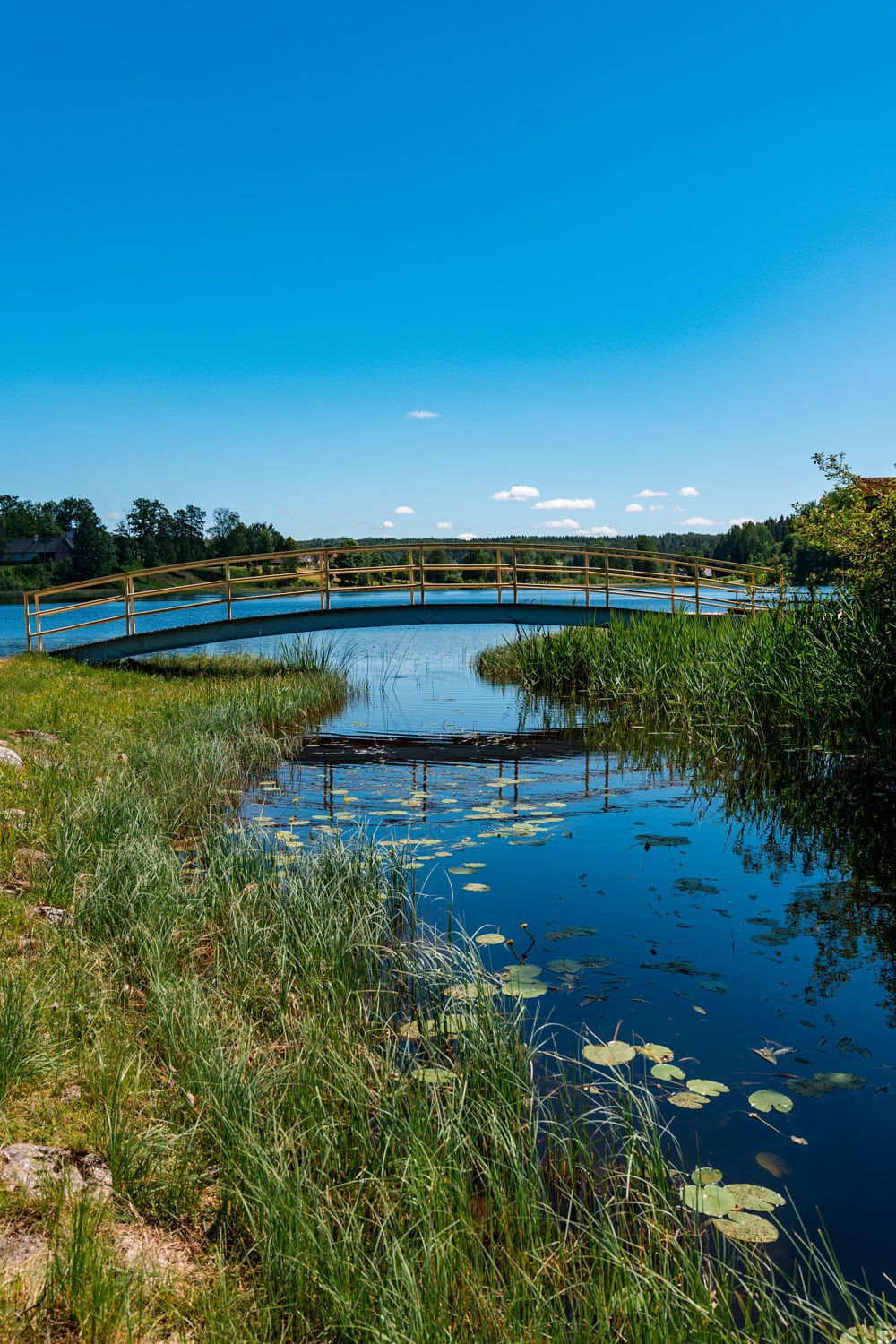 Small Countryside Bridge Over River