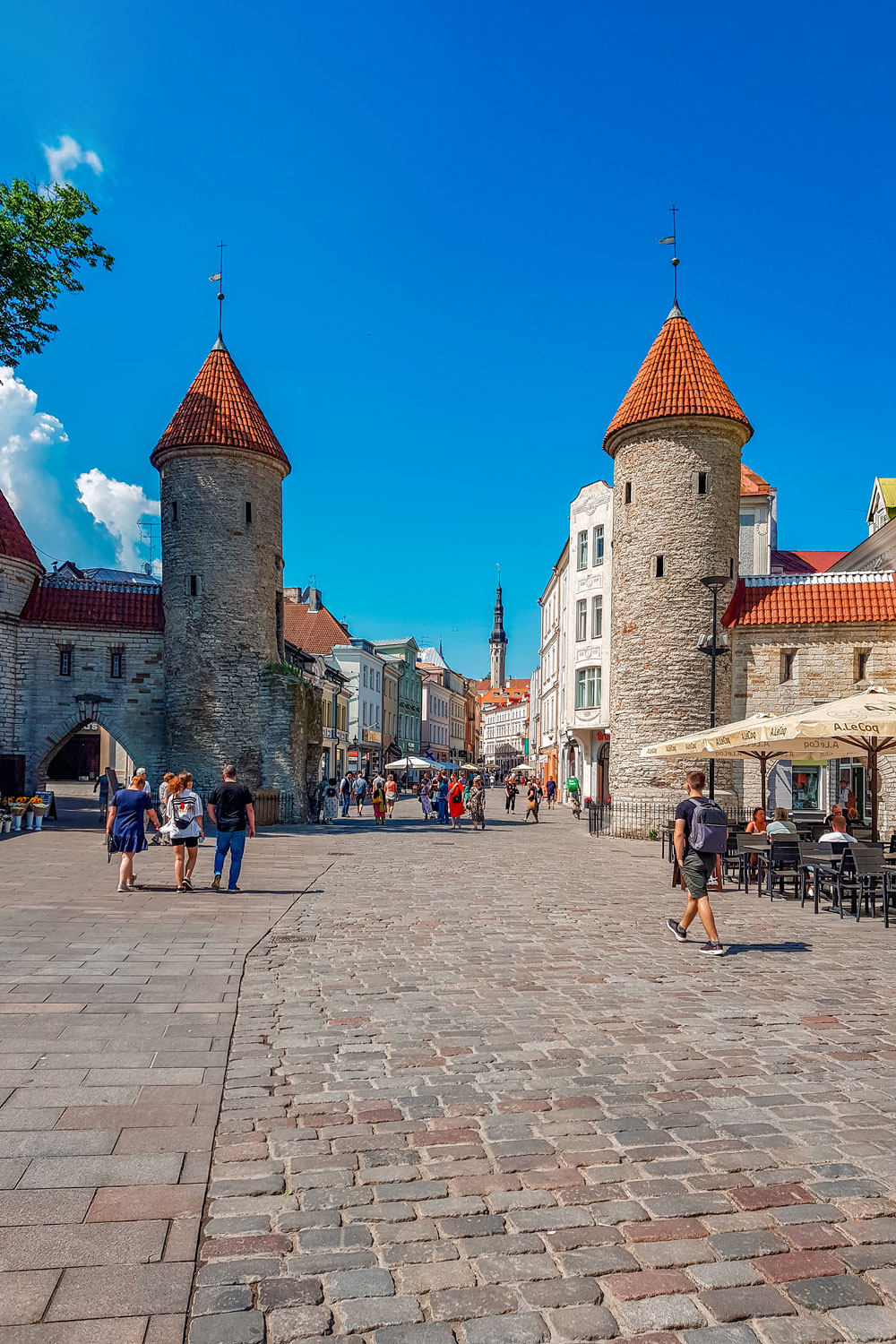 Viru Gate in Tallinn - Entrance to Old Town