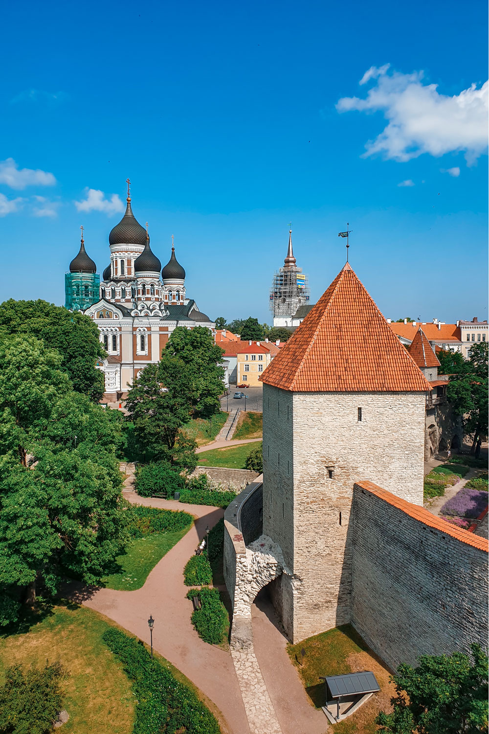 Medieval Wall and Towers in Tallinn