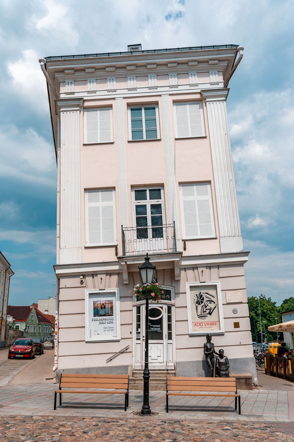 The Leaning House of Tartu is also called the Pisa Tower of Tartu