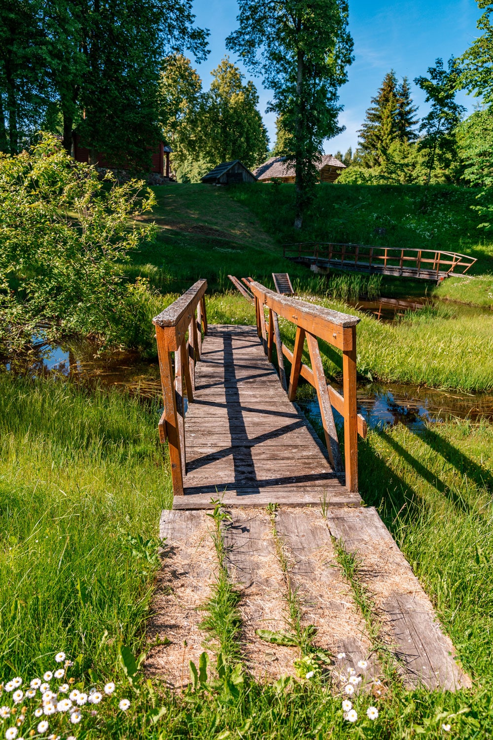 Wooden Bridge and Little Spring