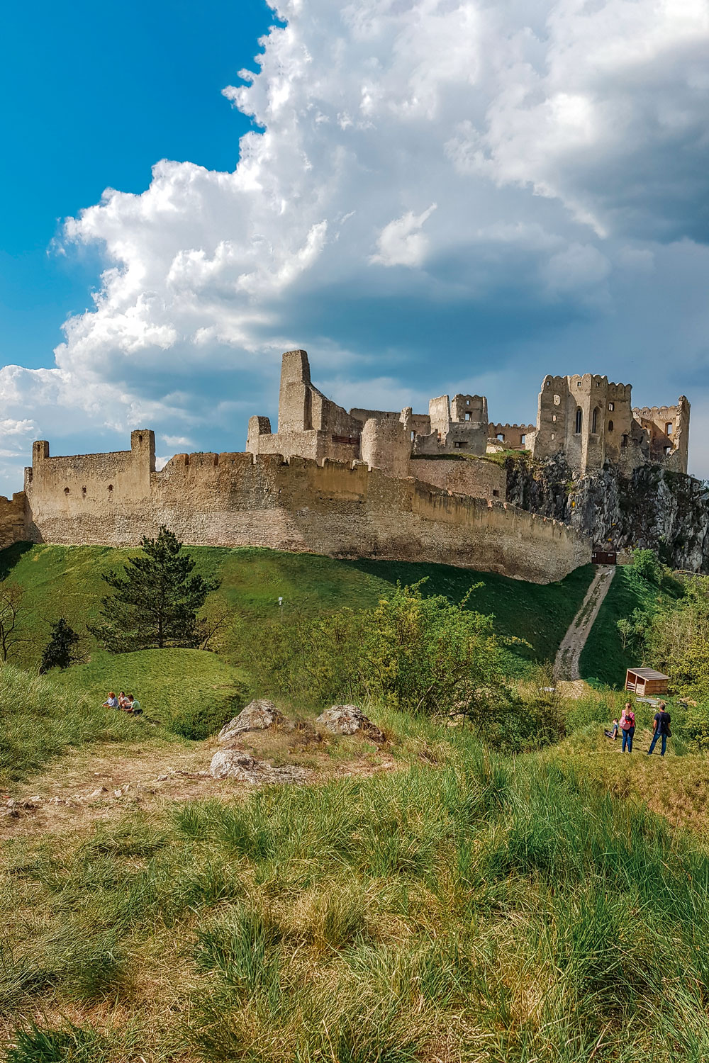 Beckov Castle in Slovakia