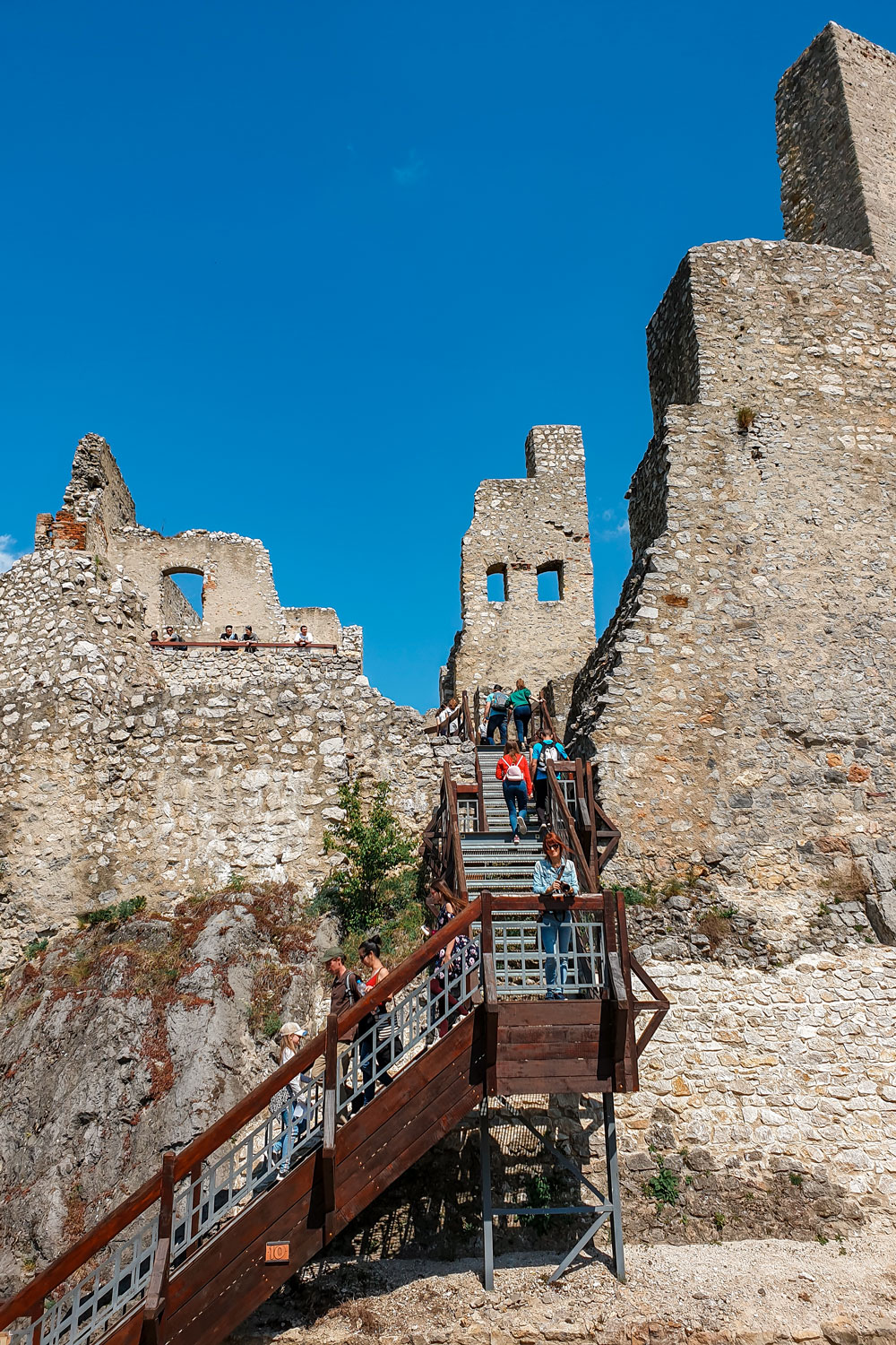 Main staircase to the castle