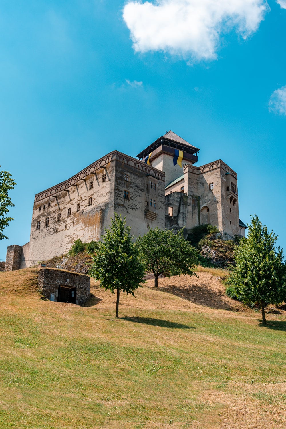 Trencin Castle in Slovakia