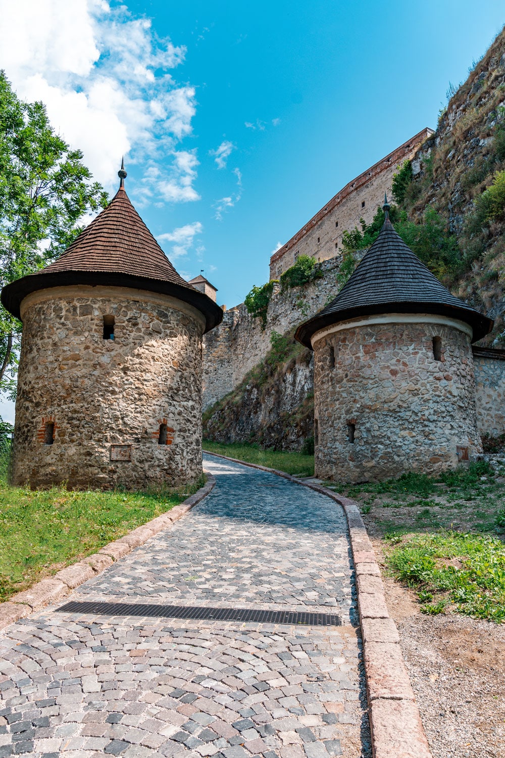 Entrance towers to Trencin Castle