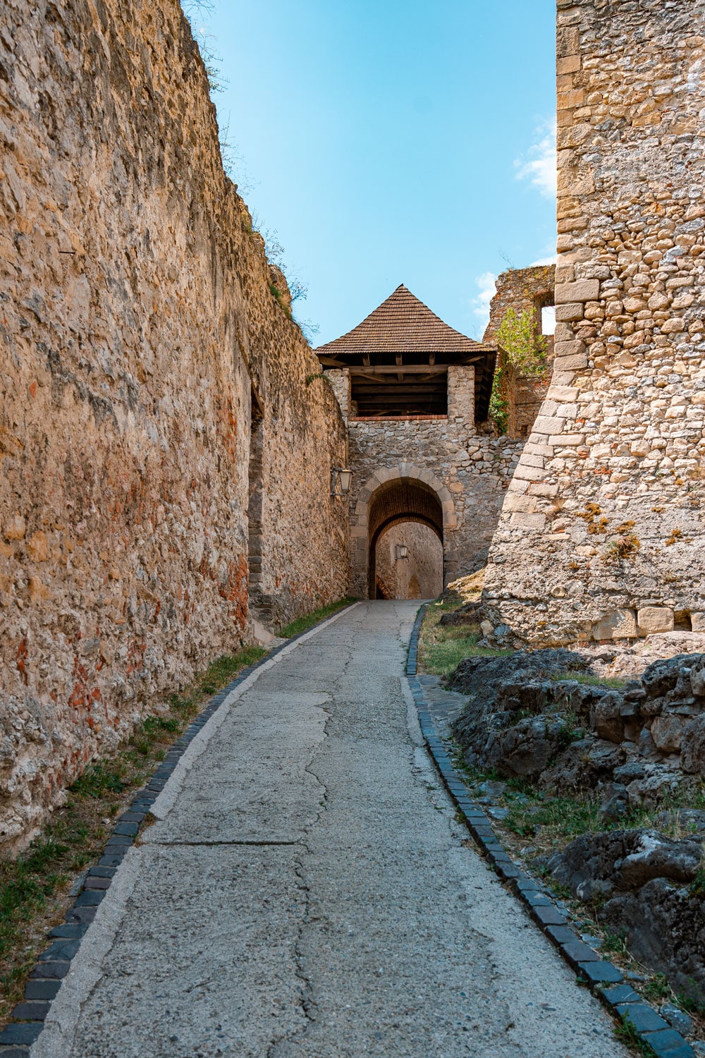 Medieval walls at the castle