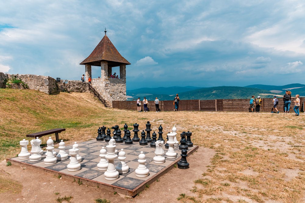 Giant chess and tower