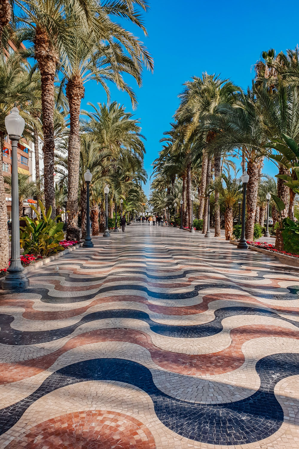 Explanada mosaic promenade in Alicante.