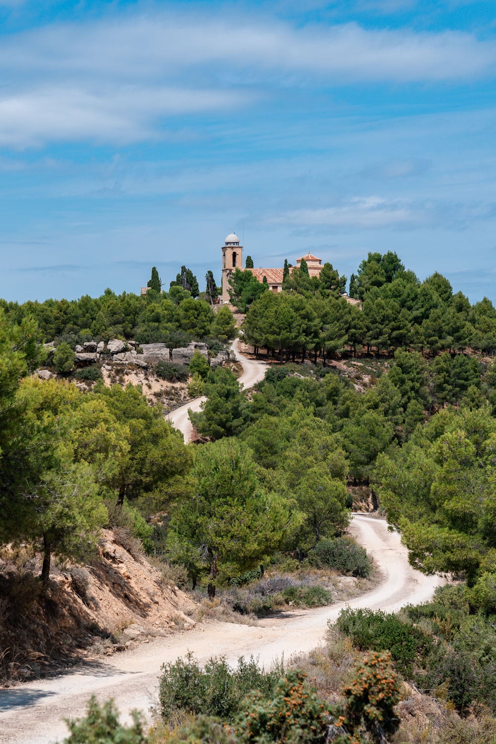 Beautiful Matarrana area with historical building located in Teruel province.