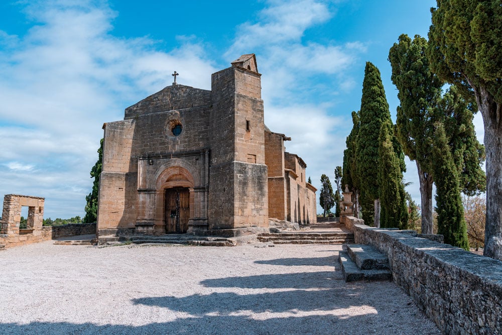 Old church in Cretas, Spain.