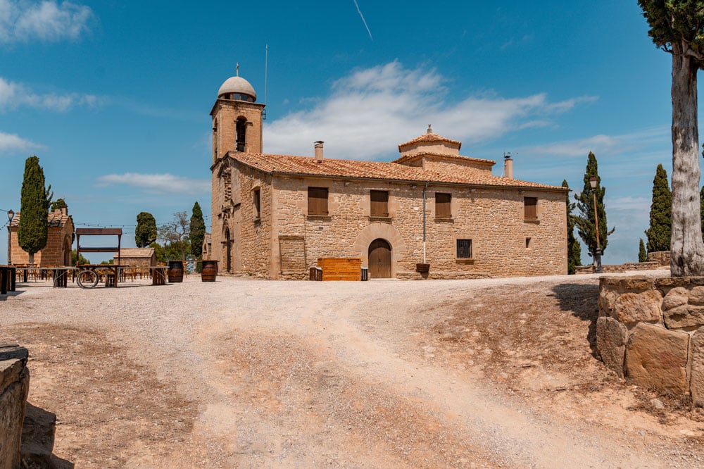 Hermitage of San Cristobal near Calaceite, built in the 18th century.