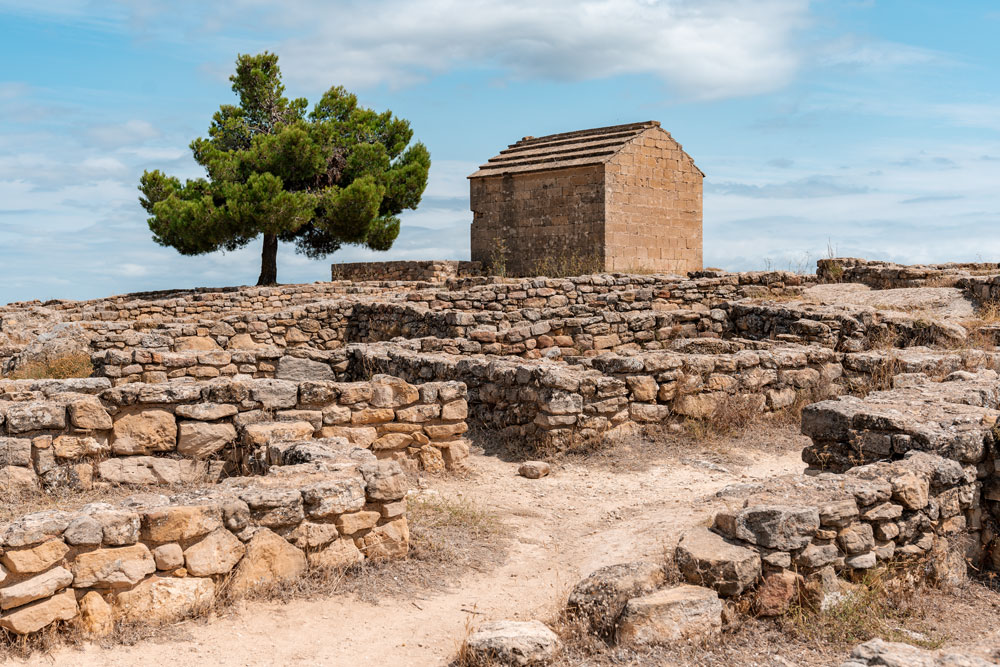 Ancient Iberian village of San Antonio near Calaceite.