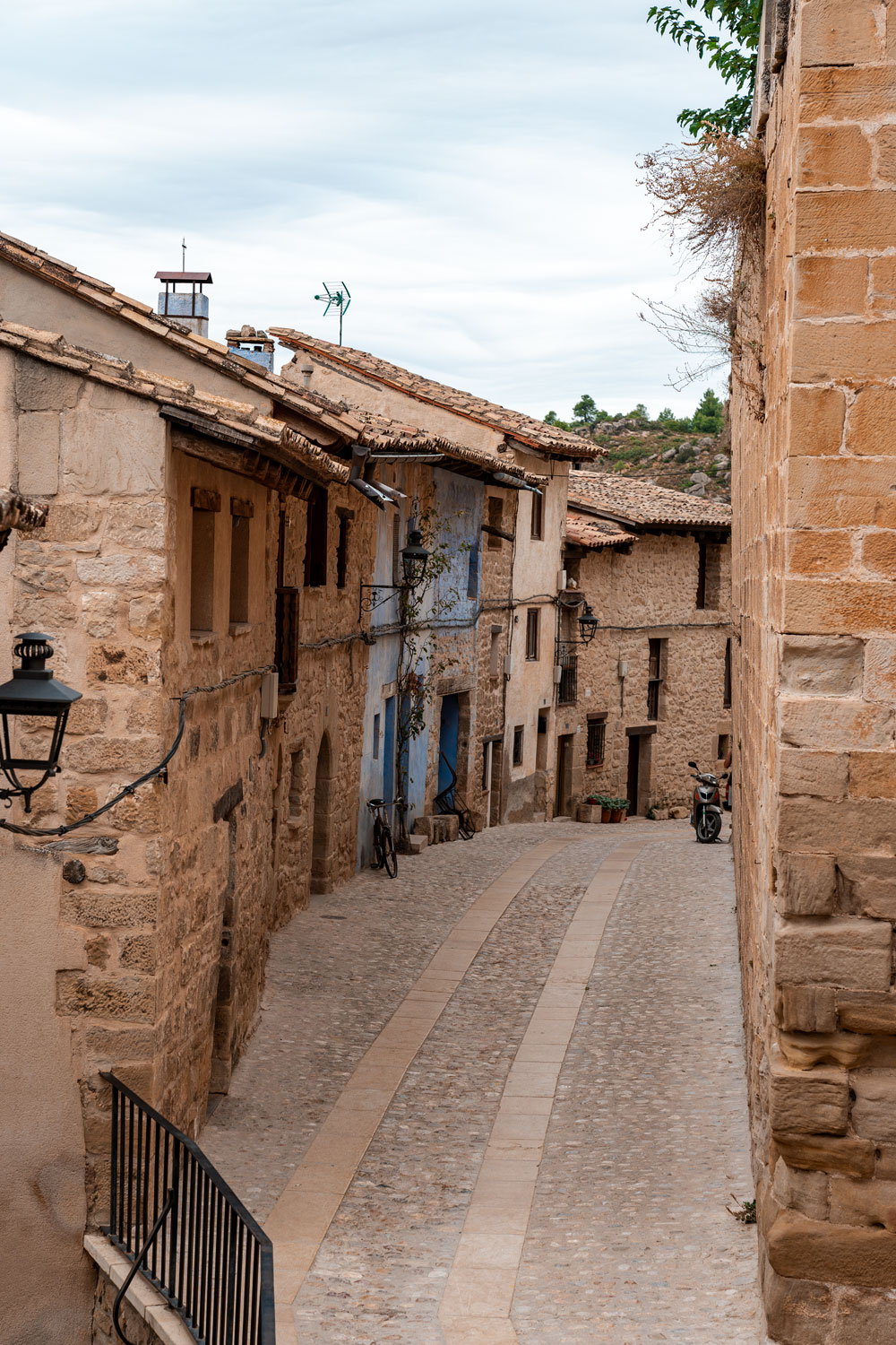 Medieval street in Valderrobres.