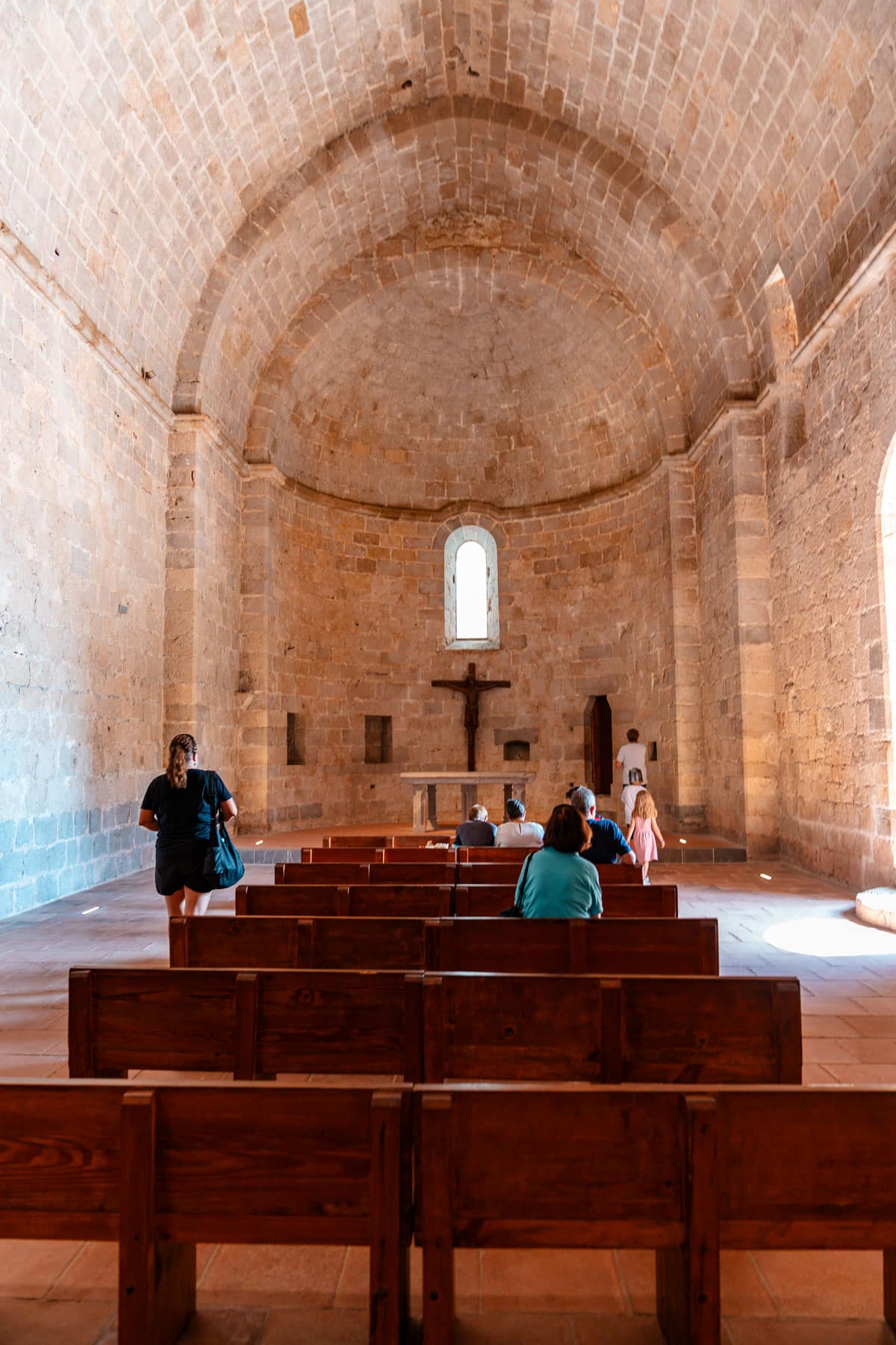 Peniscola Castle Church with Altar.