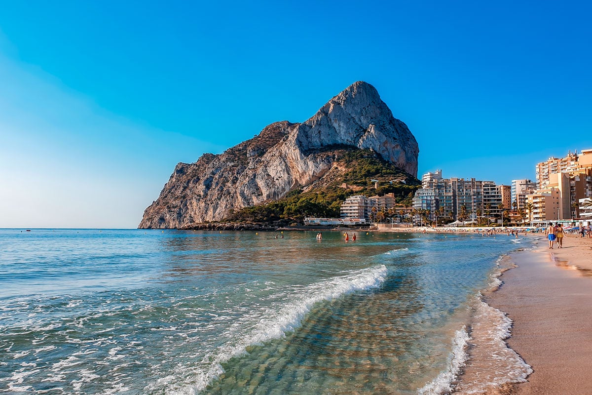 Calpe Beach - Platja de la Fossa.
