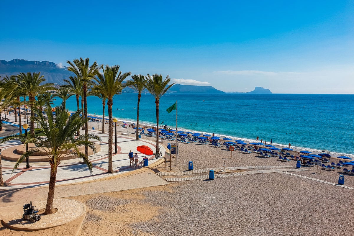 Albir Beach - Platja de Cap Blanc.