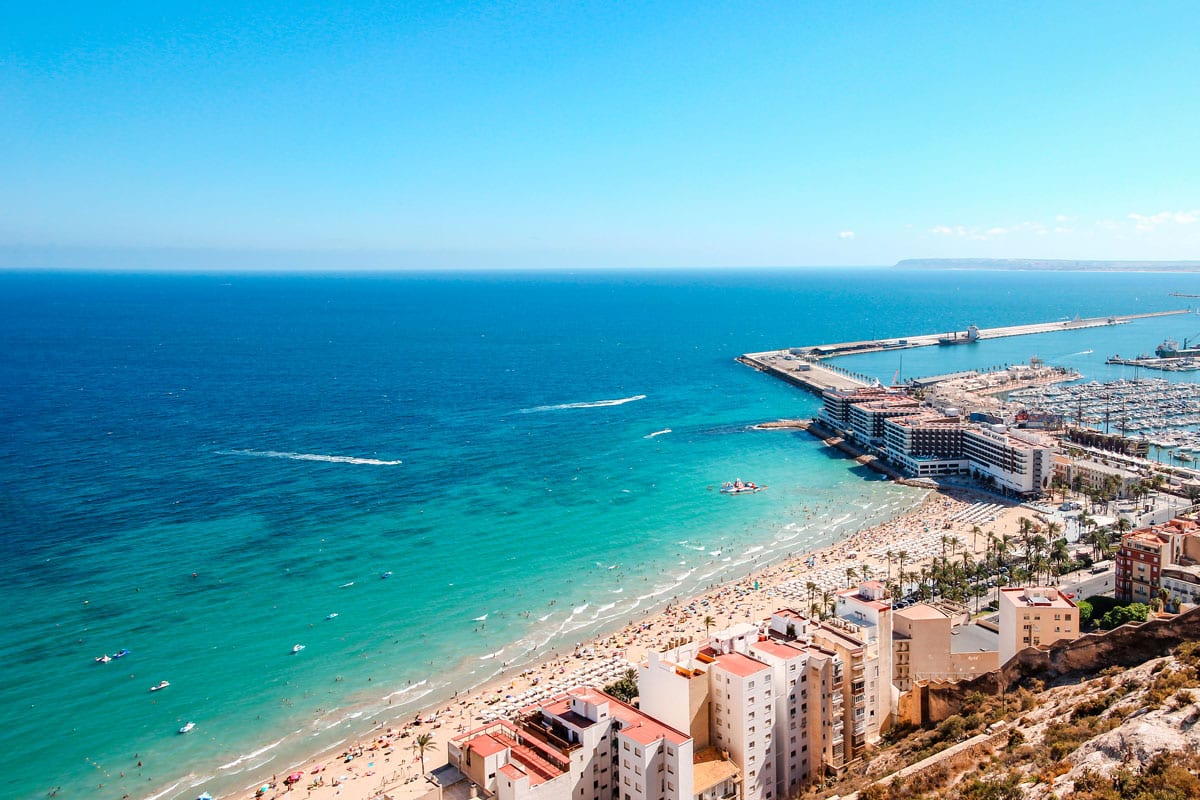Alicante Beach - Playa del Postiguet.