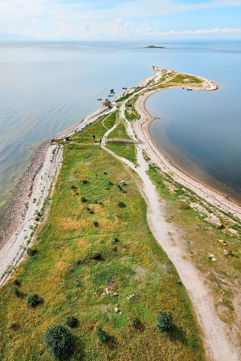 View to the Baltic Sea from Sõrve Lighthouse.
