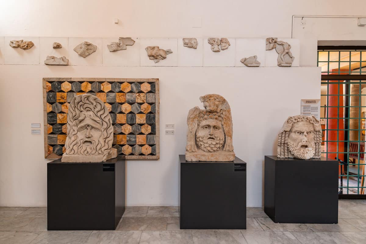Inside the Museum of Art and History in Orange, France.