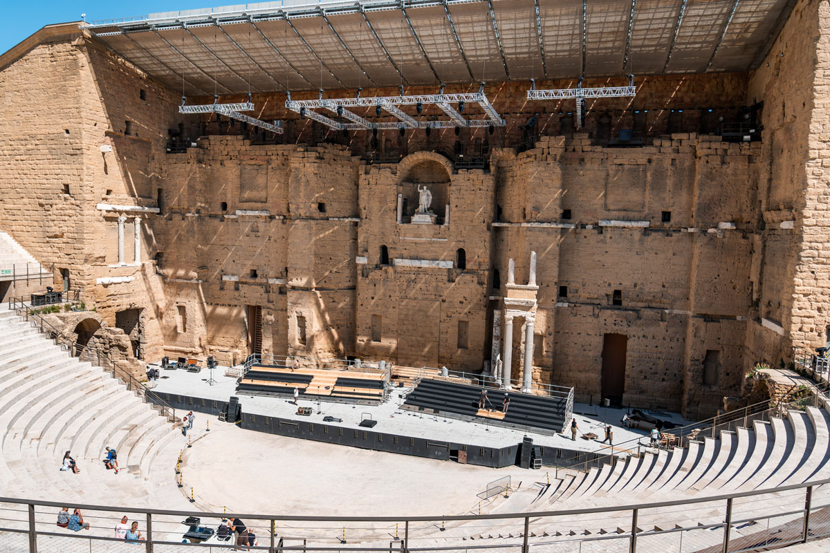 Roman Theatre in Orange, France.