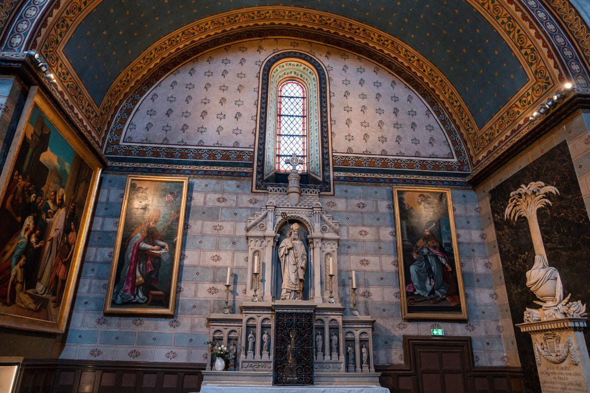 Altar inside the Cathedral of Notre-Dame-de-Nazareth in Orange, France.